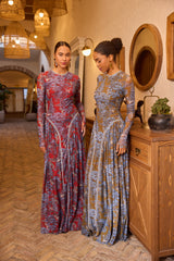 Maxi Dress - Dream Safari - Olive