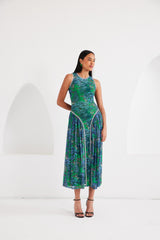 Midi Dress - Dream Safari- Green