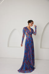 Two-Piece Skirt Set – Afterlight Safari- Indigo