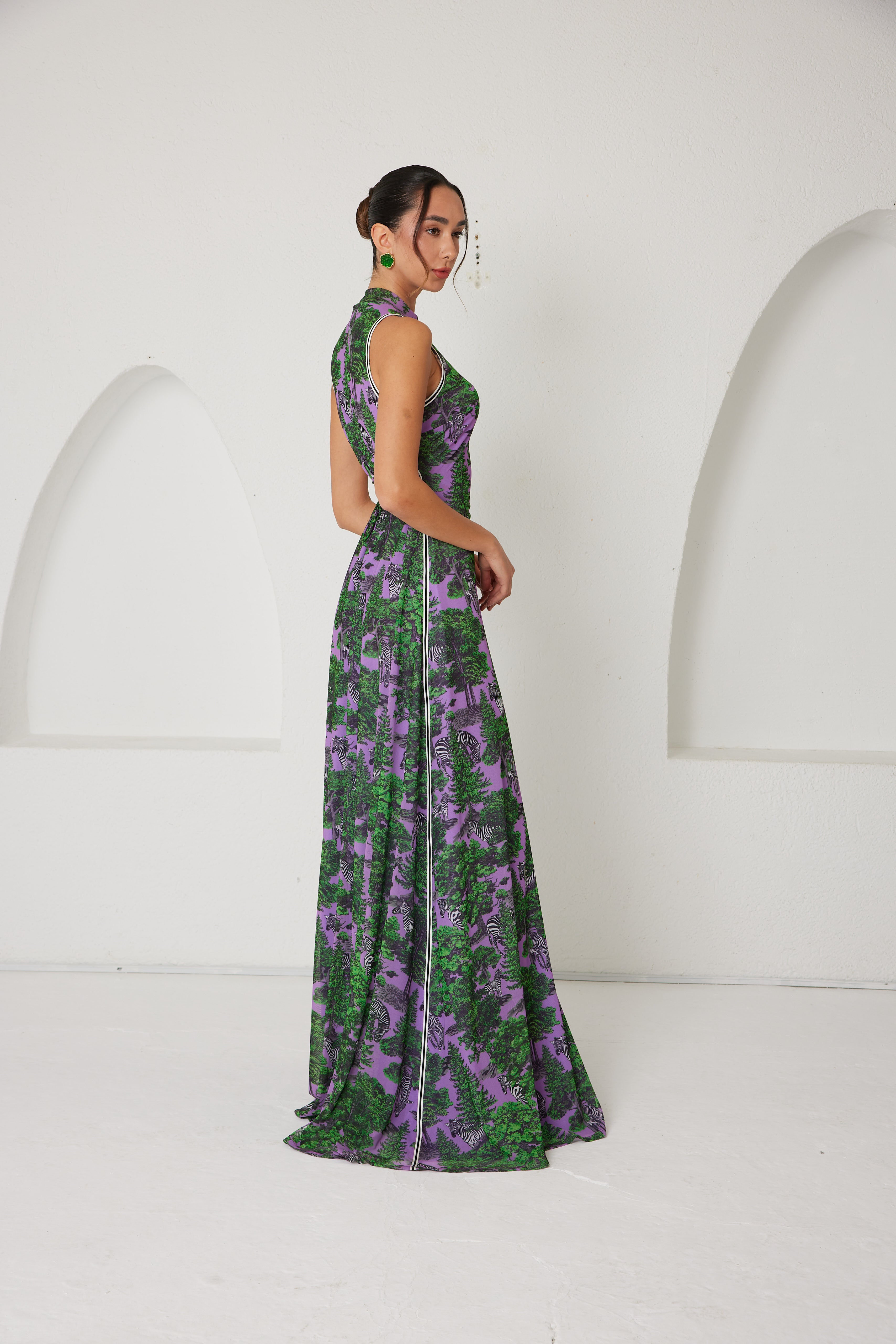 Maxi Dress – Sportline Dream Safari- Lavender