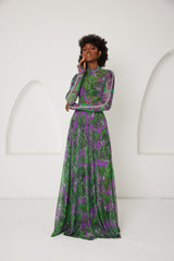 Two-Piece Skirt Set – Sportline Dream Safari- Purple