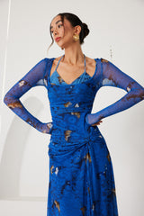 Maxi Dress – Dream Eden Mirage- Indigo