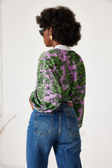 Bomber Jacket- Sportline Dream Safari- Lavender
