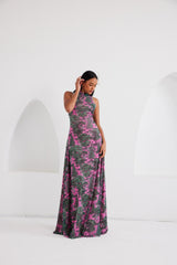 Maxi Dress – Sportline Safari- Pink