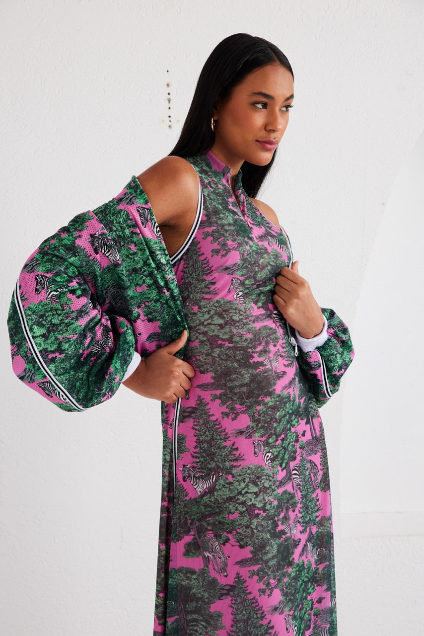 Bomber Jacket- Sportline Safari- Pink