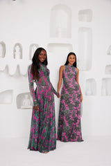 Maxi Dress – Sportline Safari- Pink