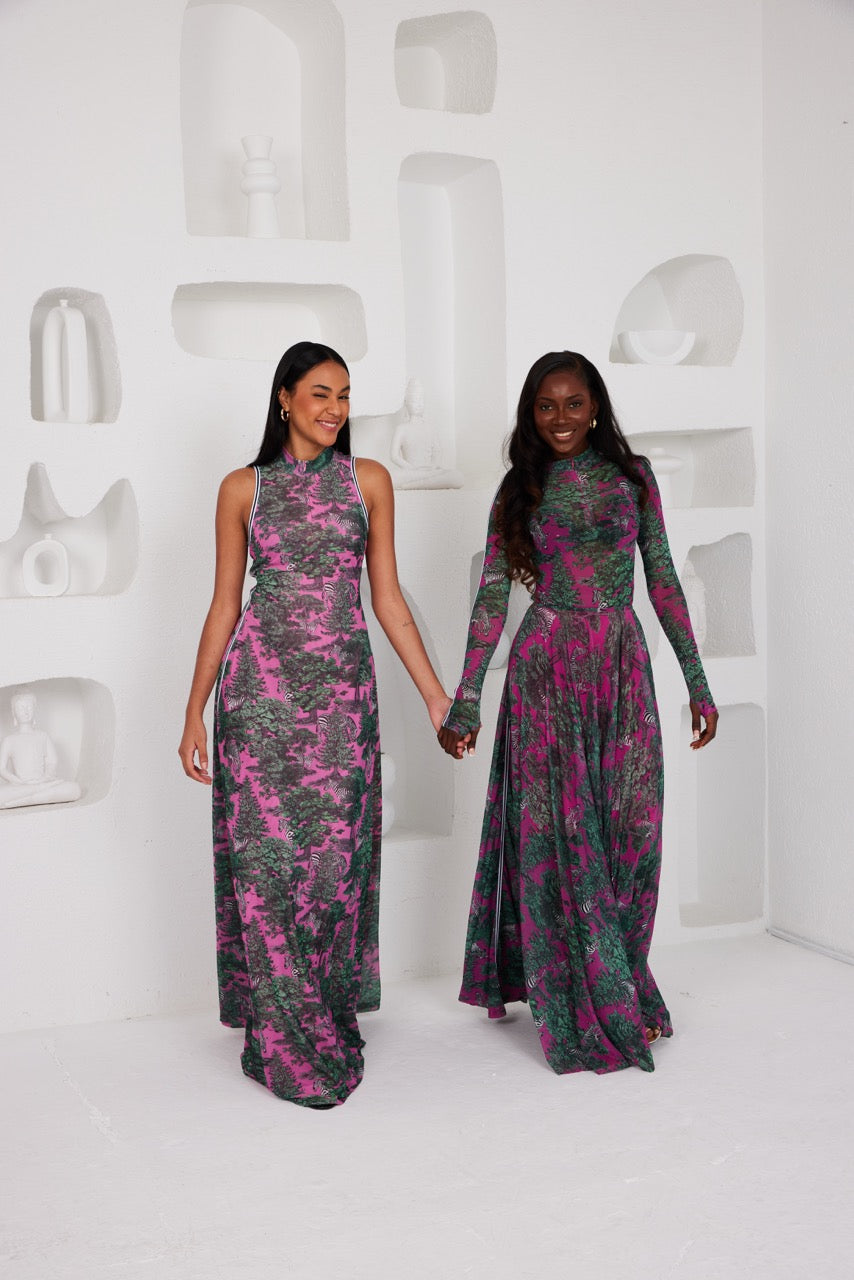 Two-Piece Skirt Set – Sportline Safari- Pink
