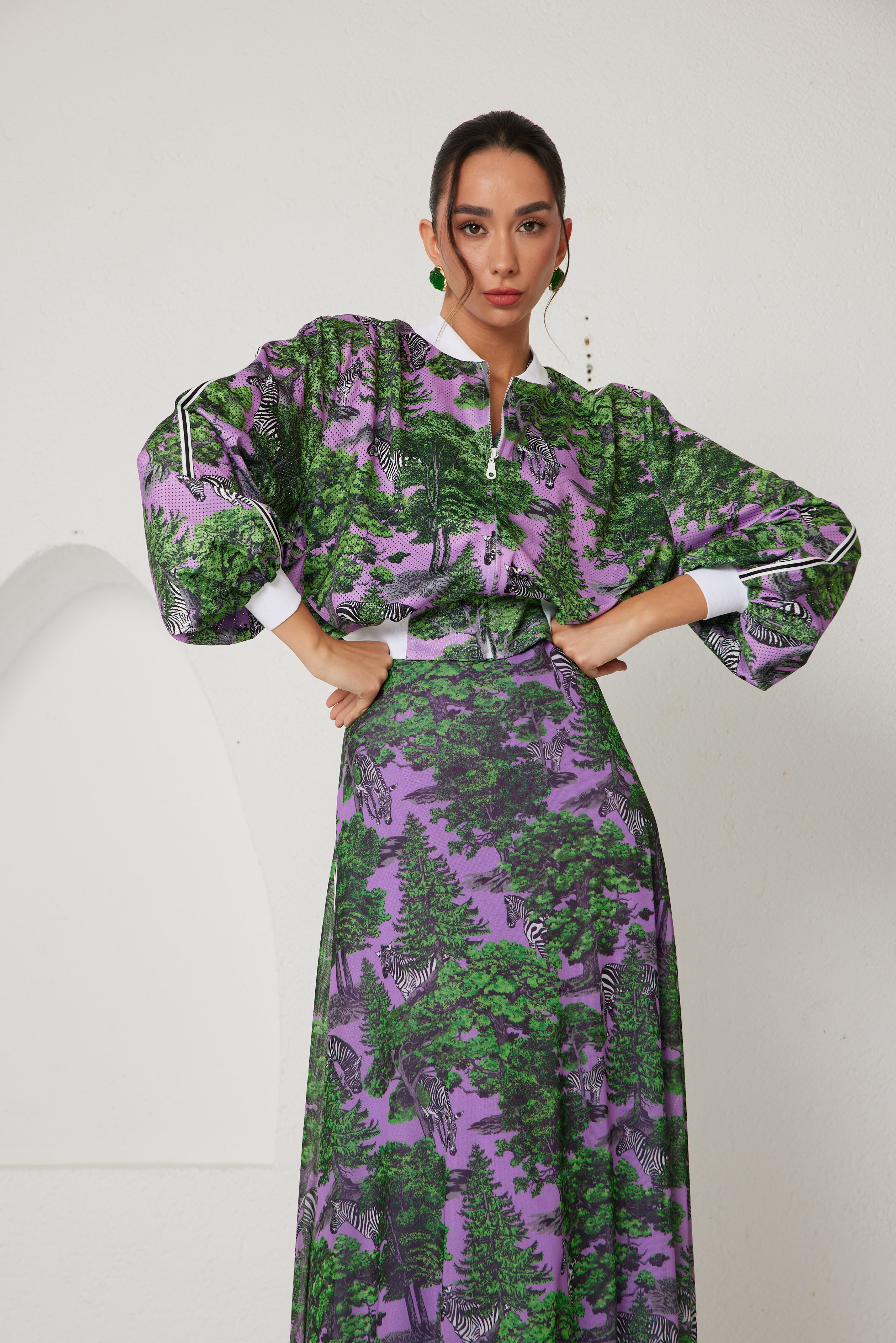 Maxi Dress – Sportline Dream Safari- Lavender