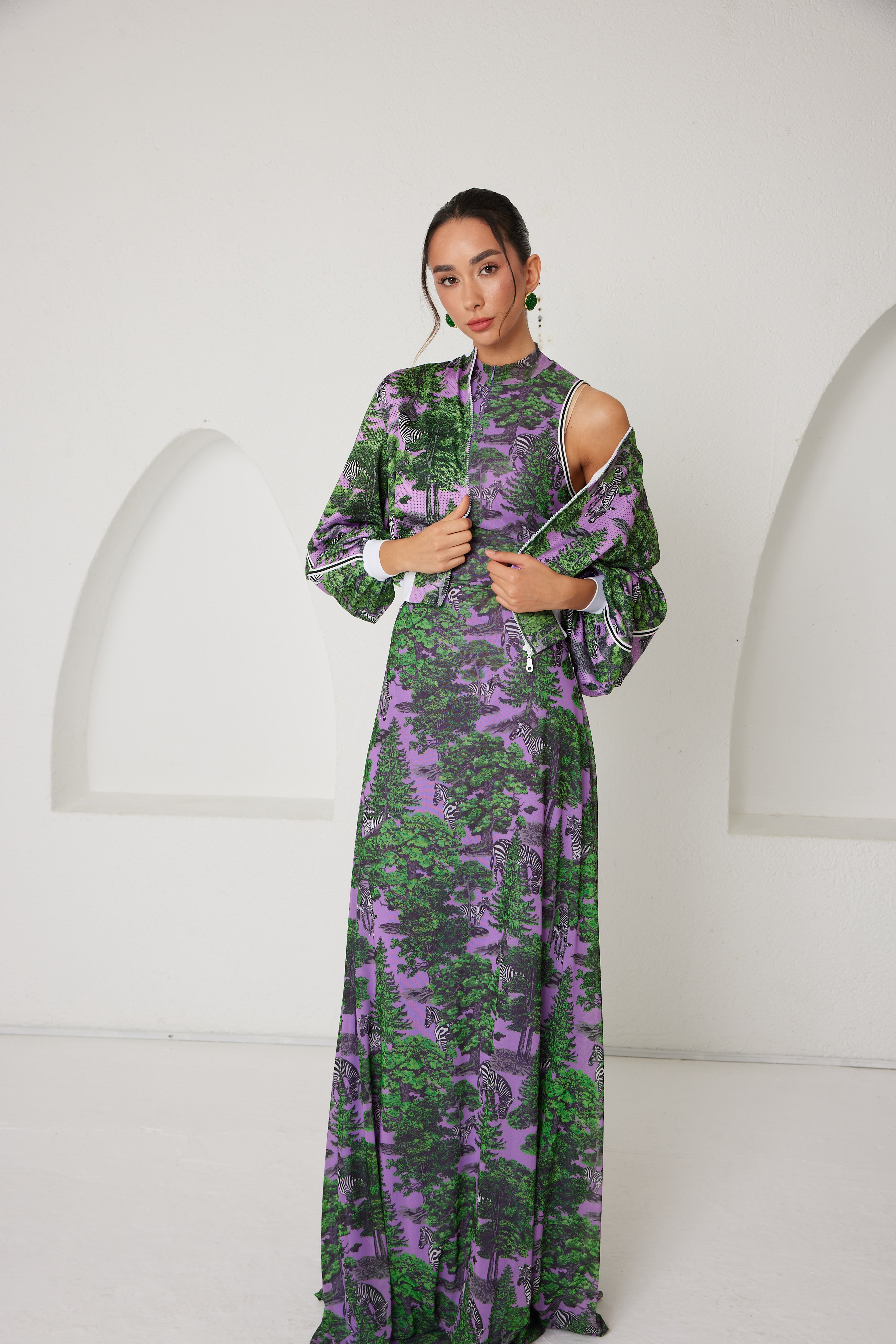 Maxi Dress – Sportline Dream Safari- Lavender