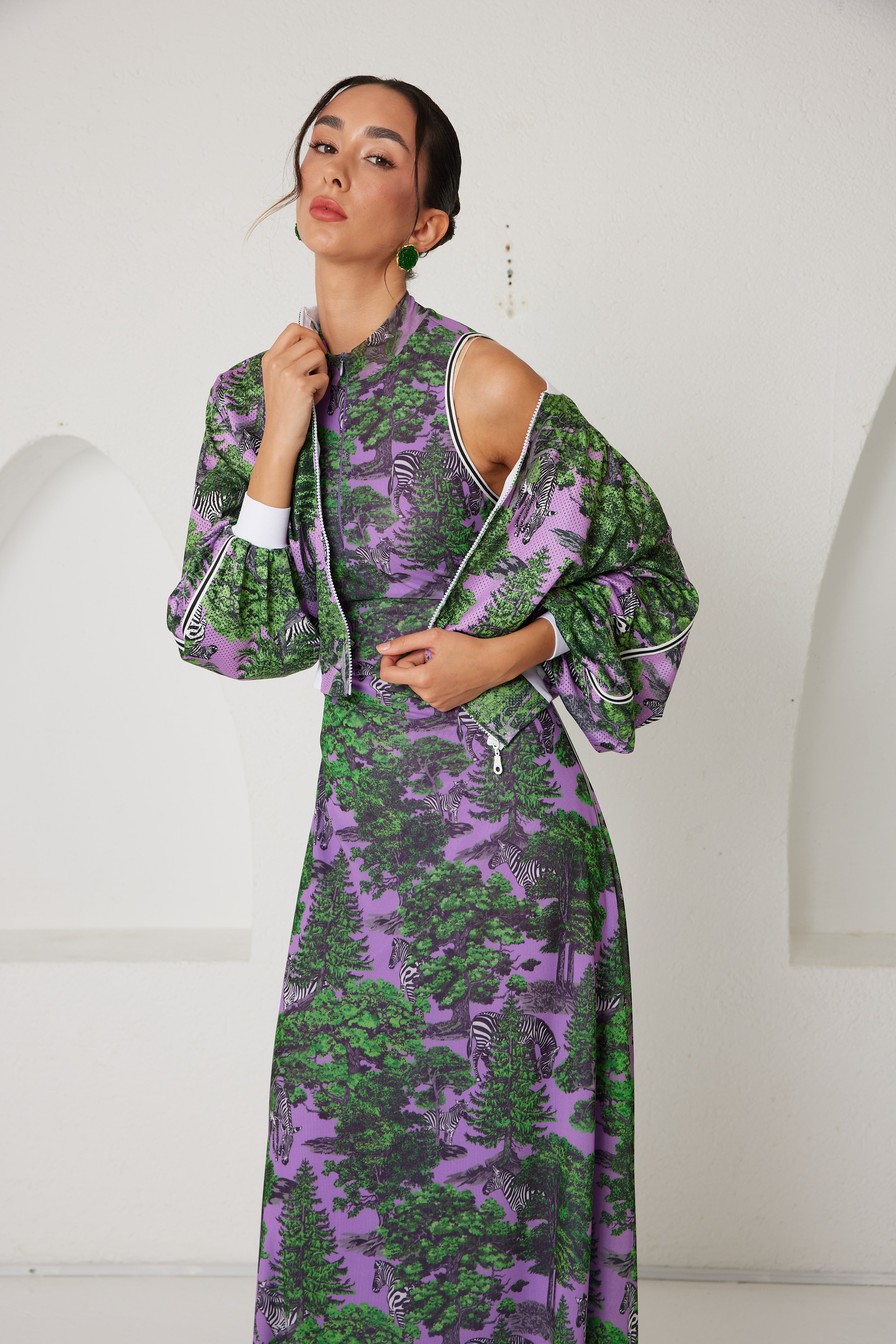 Maxi Dress – Sportline Dream Safari- Lavender