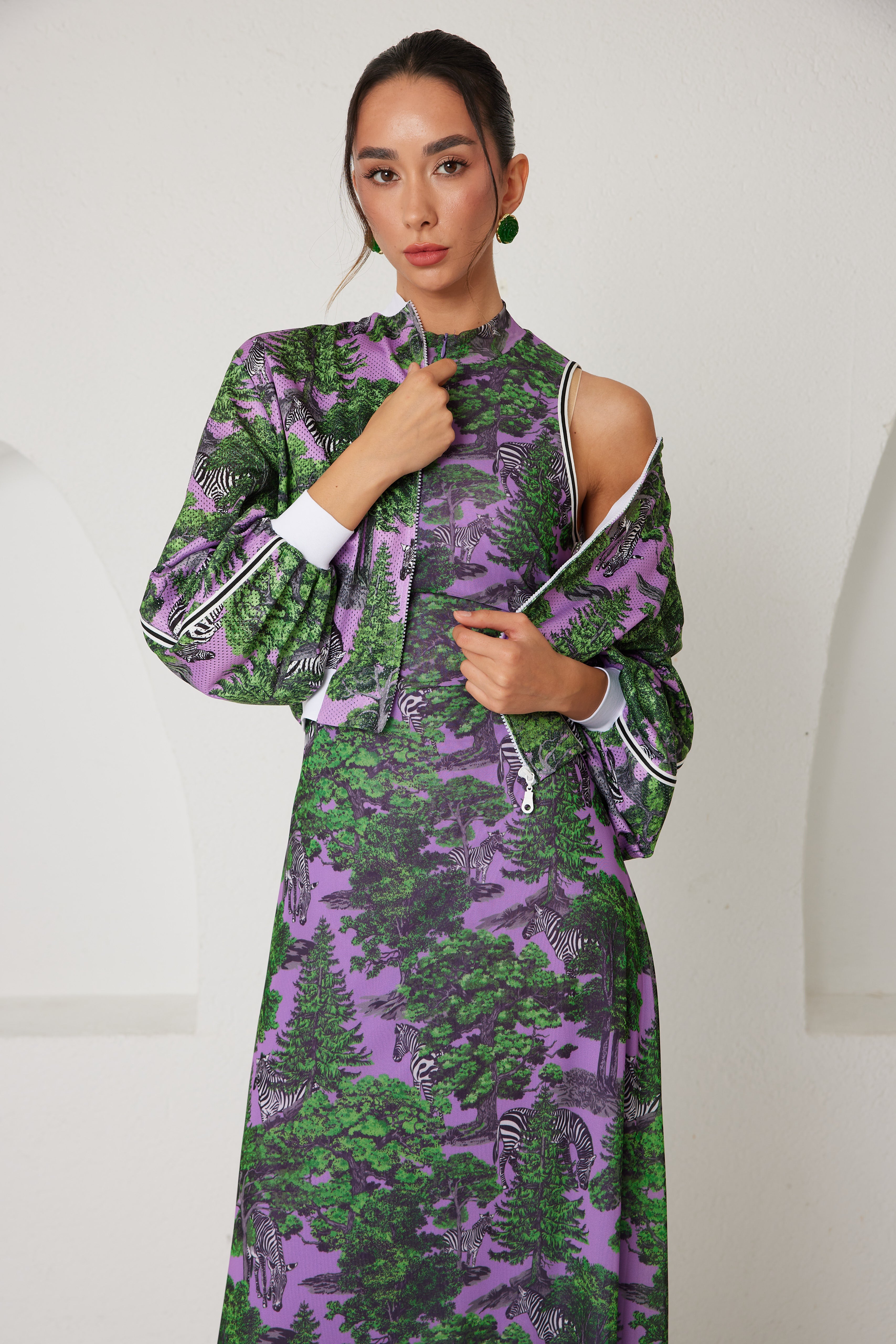 Maxi Dress – Sportline Dream Safari- Lavender