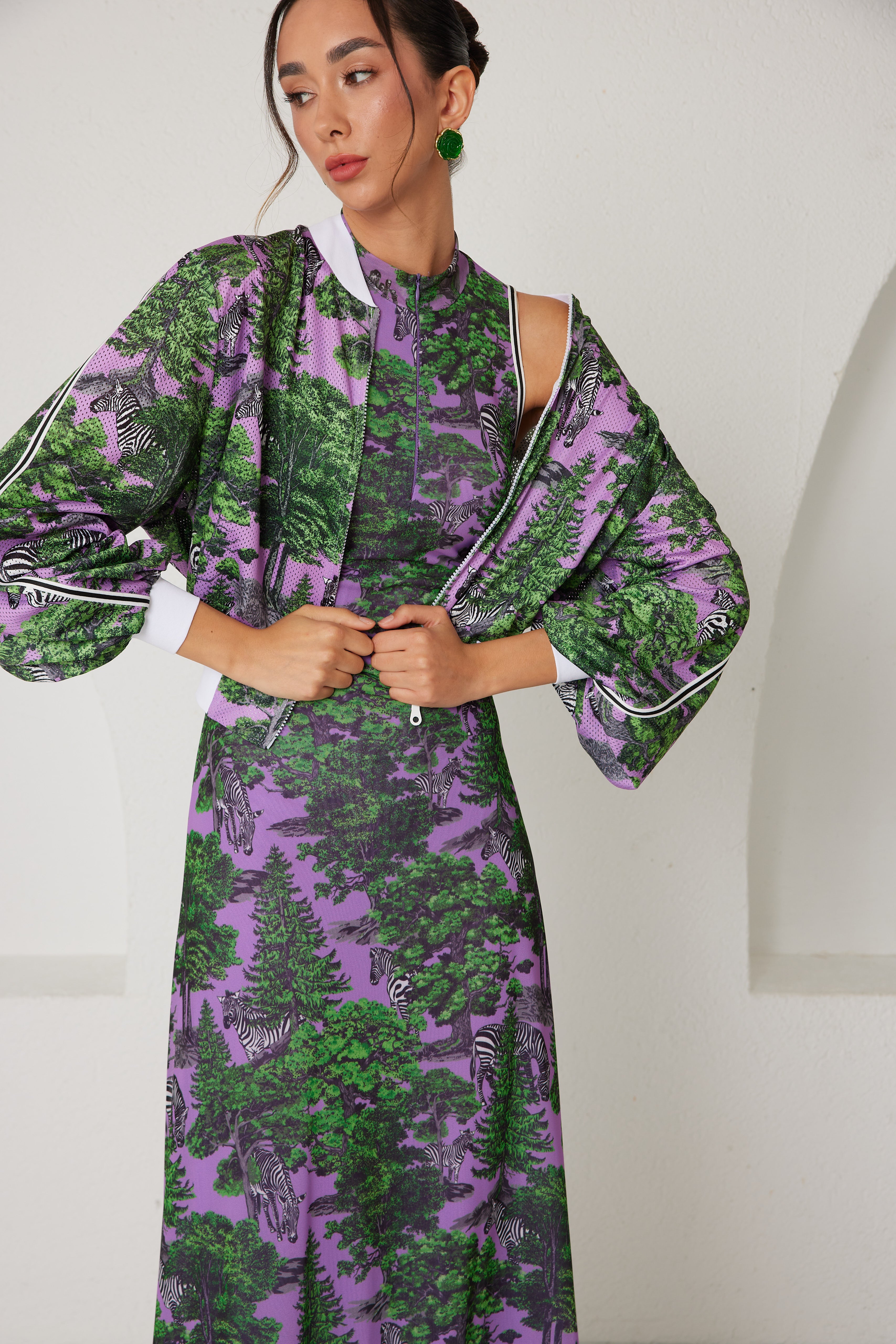 Maxi Dress – Sportline Dream Safari- Lavender