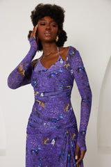 Maxi Dress – Dream Eden Mirage- Purple