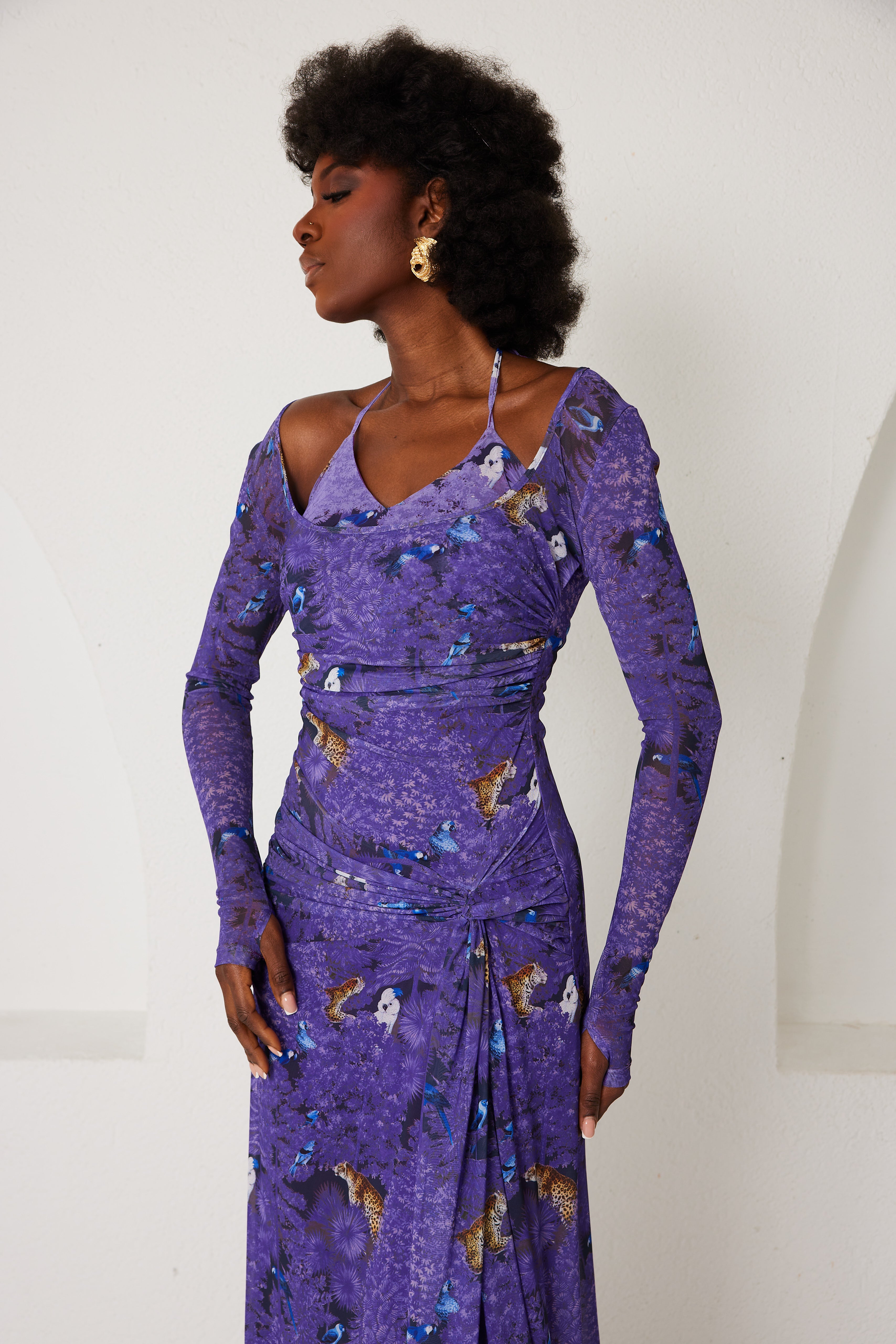 Maxi Dress – Dream Eden Mirage- Purple