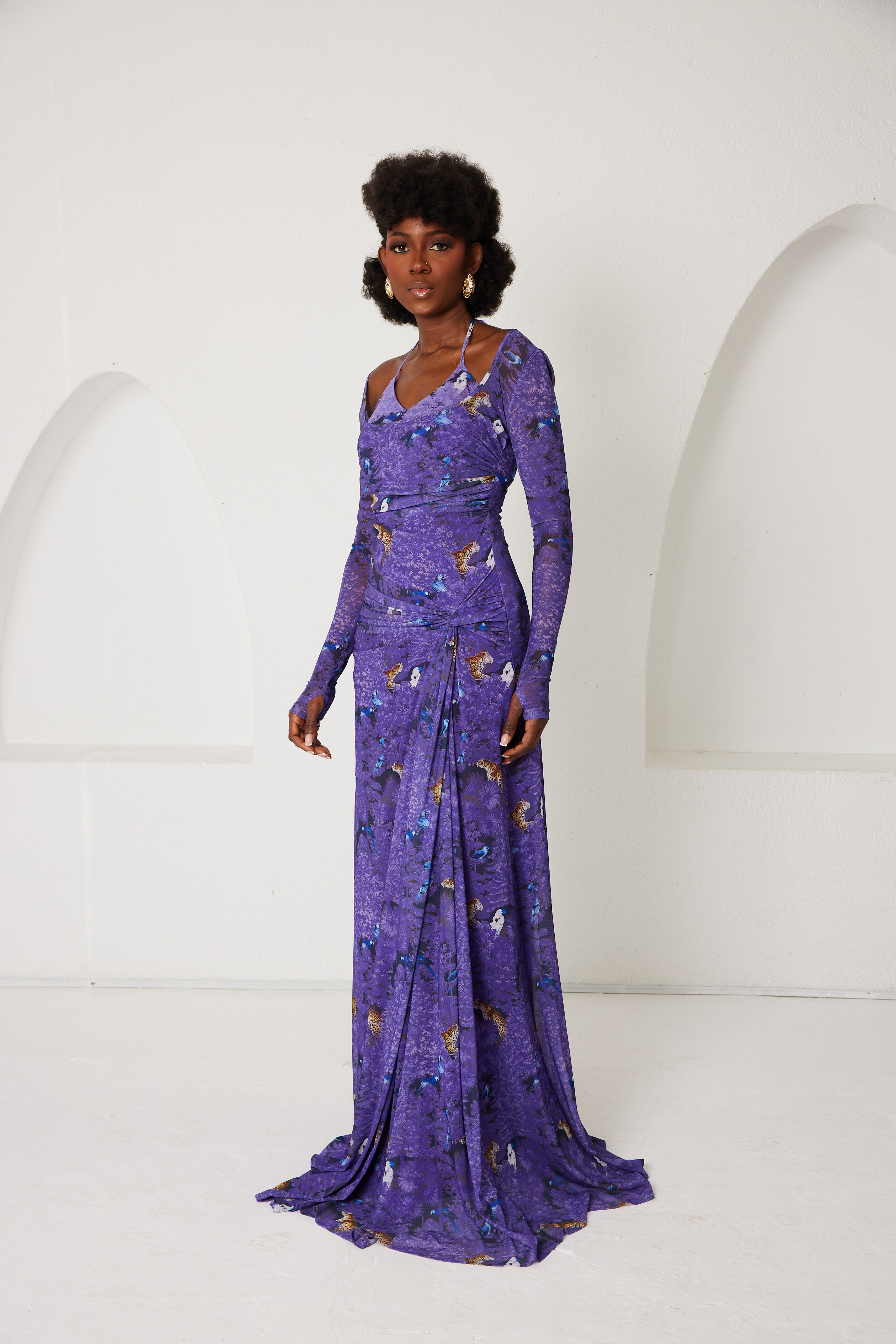 Maxi Dress – Dream Eden Mirage- Purple