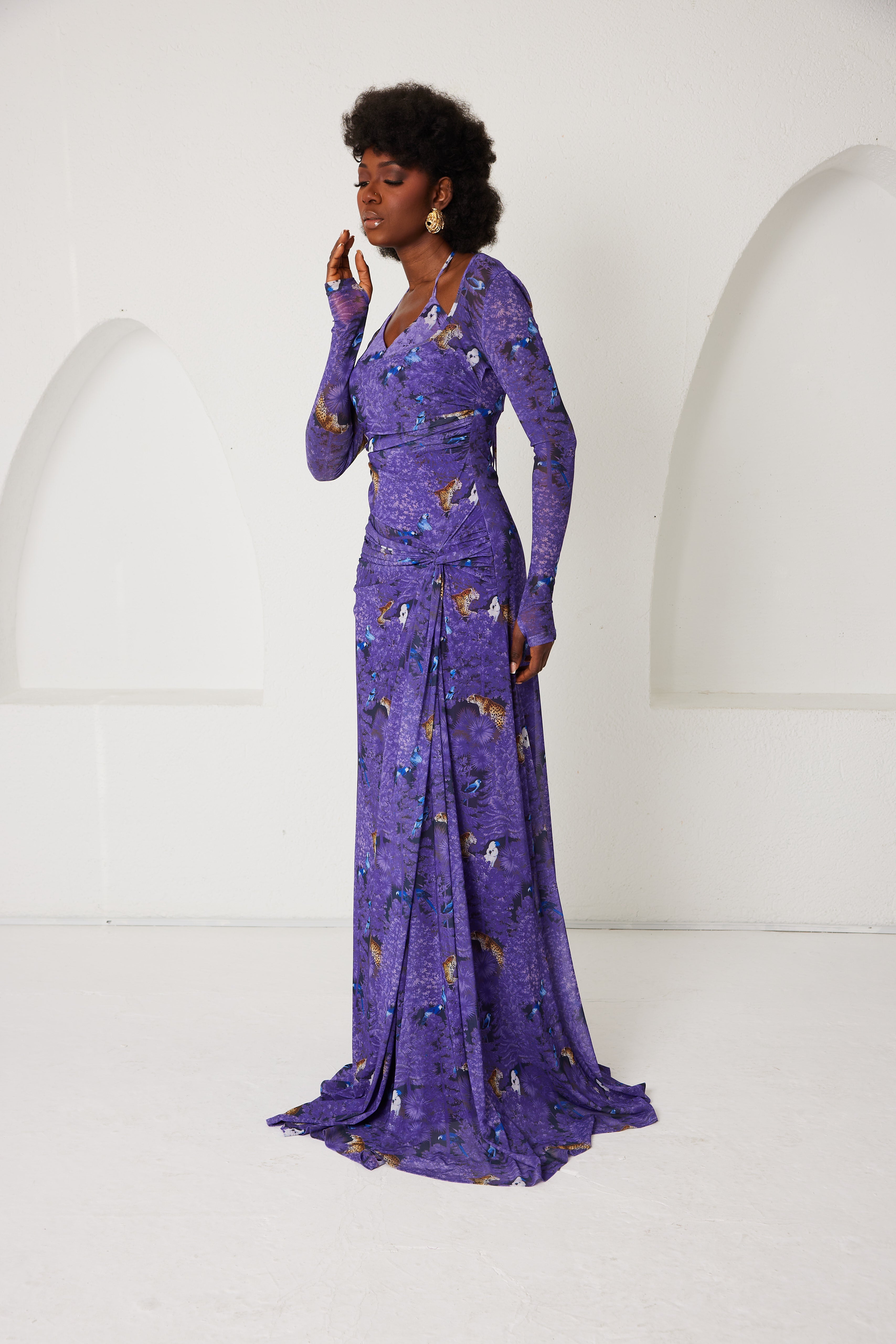 Maxi Dress – Dream Eden Mirage- Purple