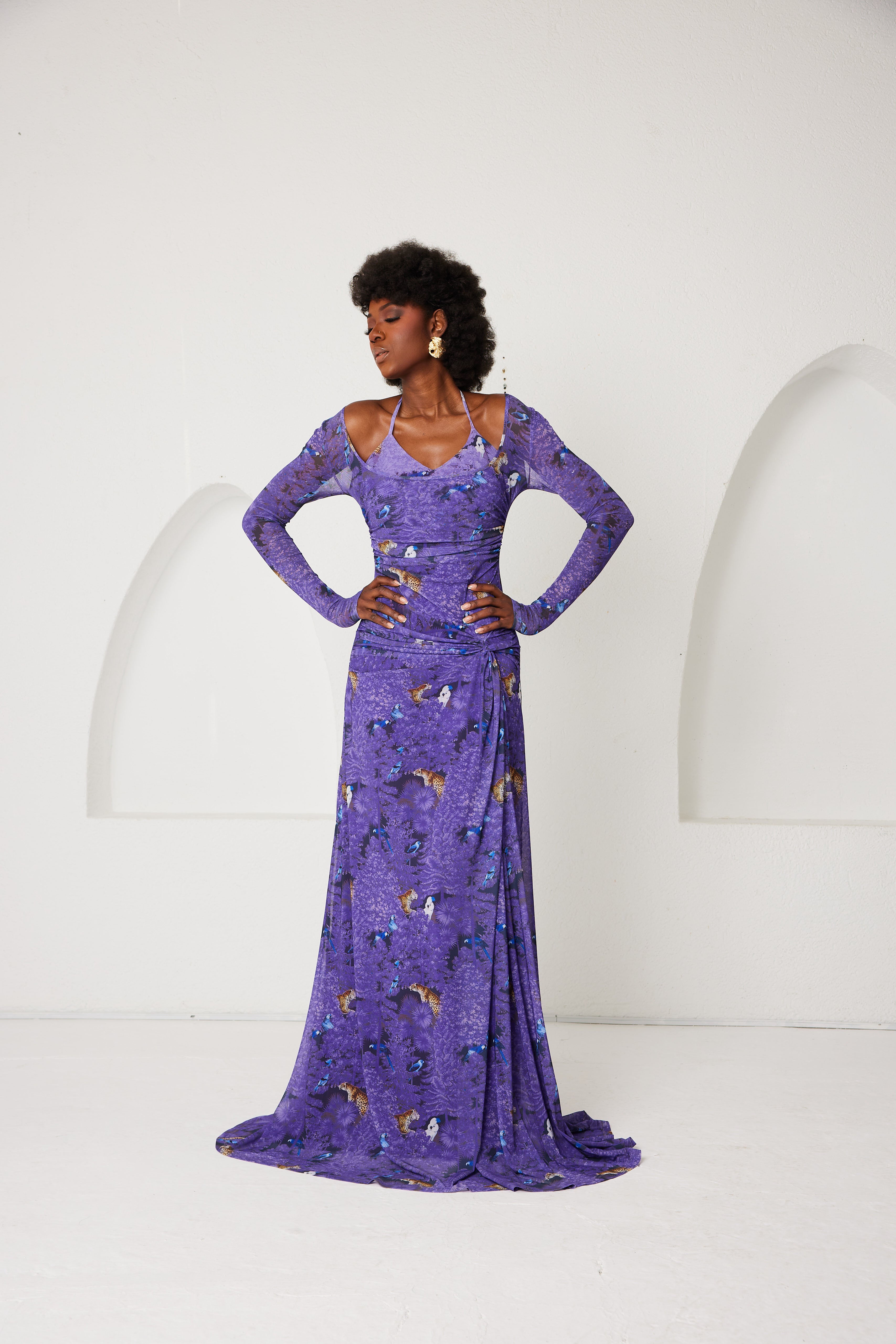 Maxi Dress – Dream Eden Mirage- Purple