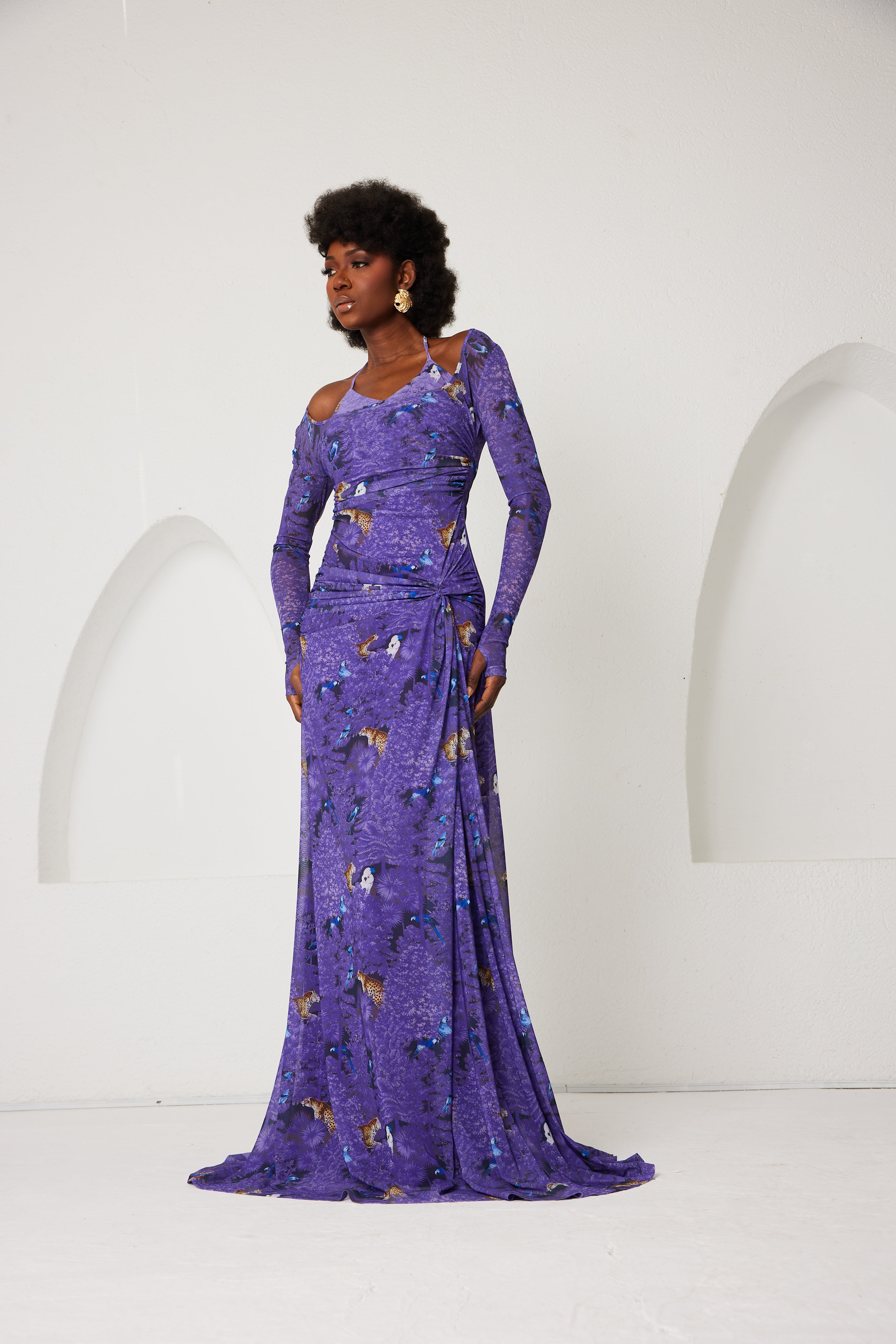 Maxi Dress – Dream Eden Mirage- Purple