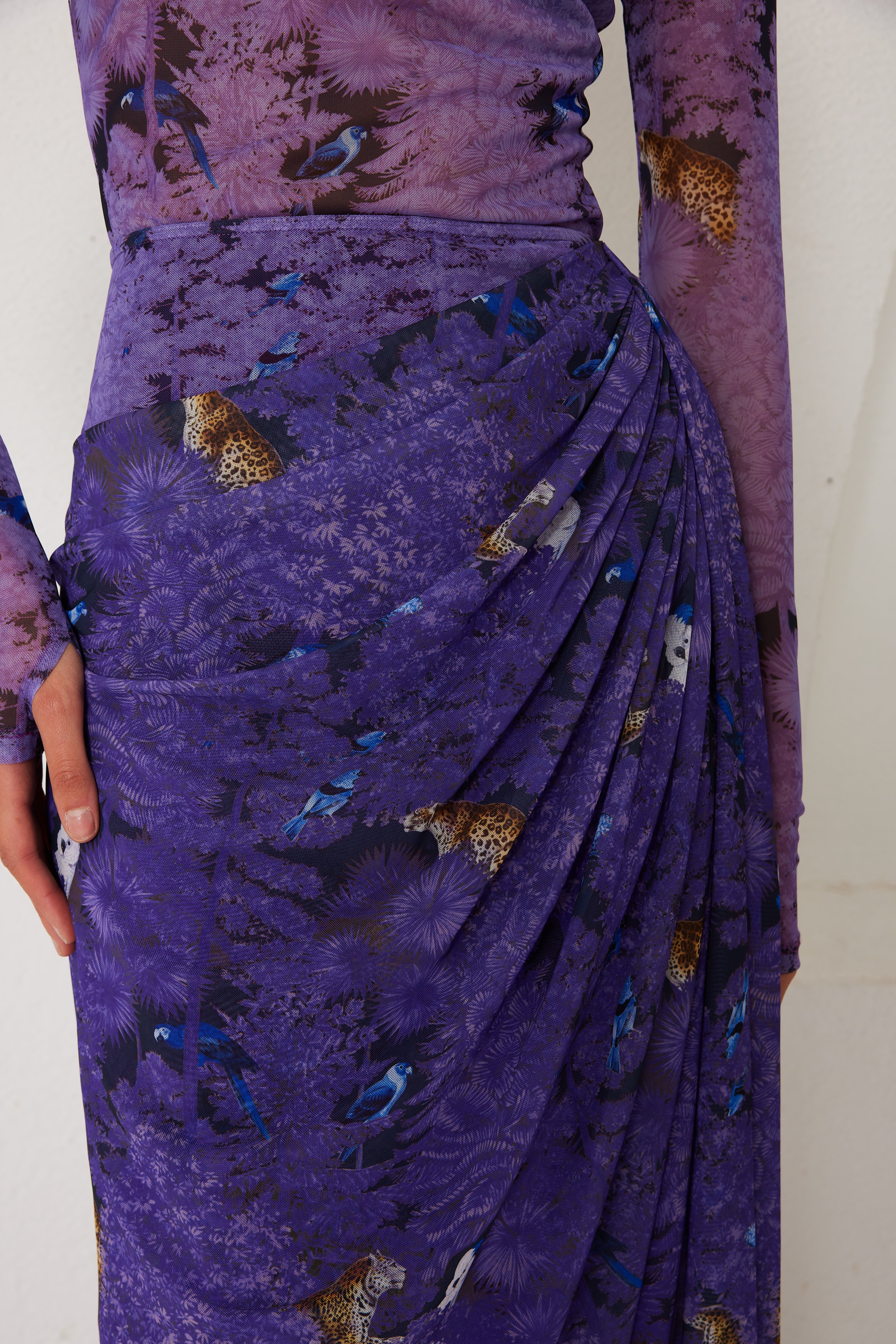 Two-Piece Skirt Set – Dream Eden Mirage- Purple
