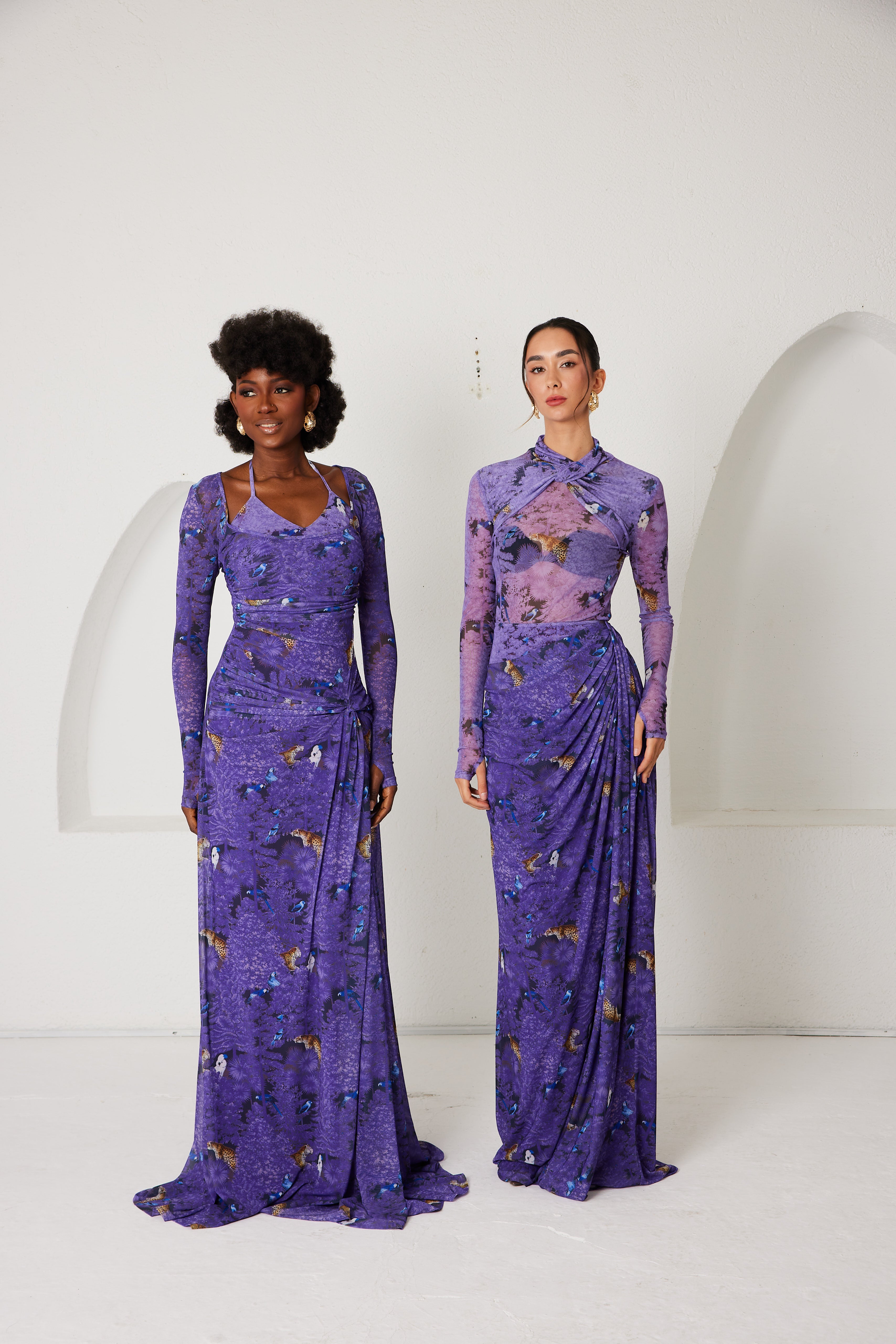 Maxi Dress – Dream Eden Mirage- Purple