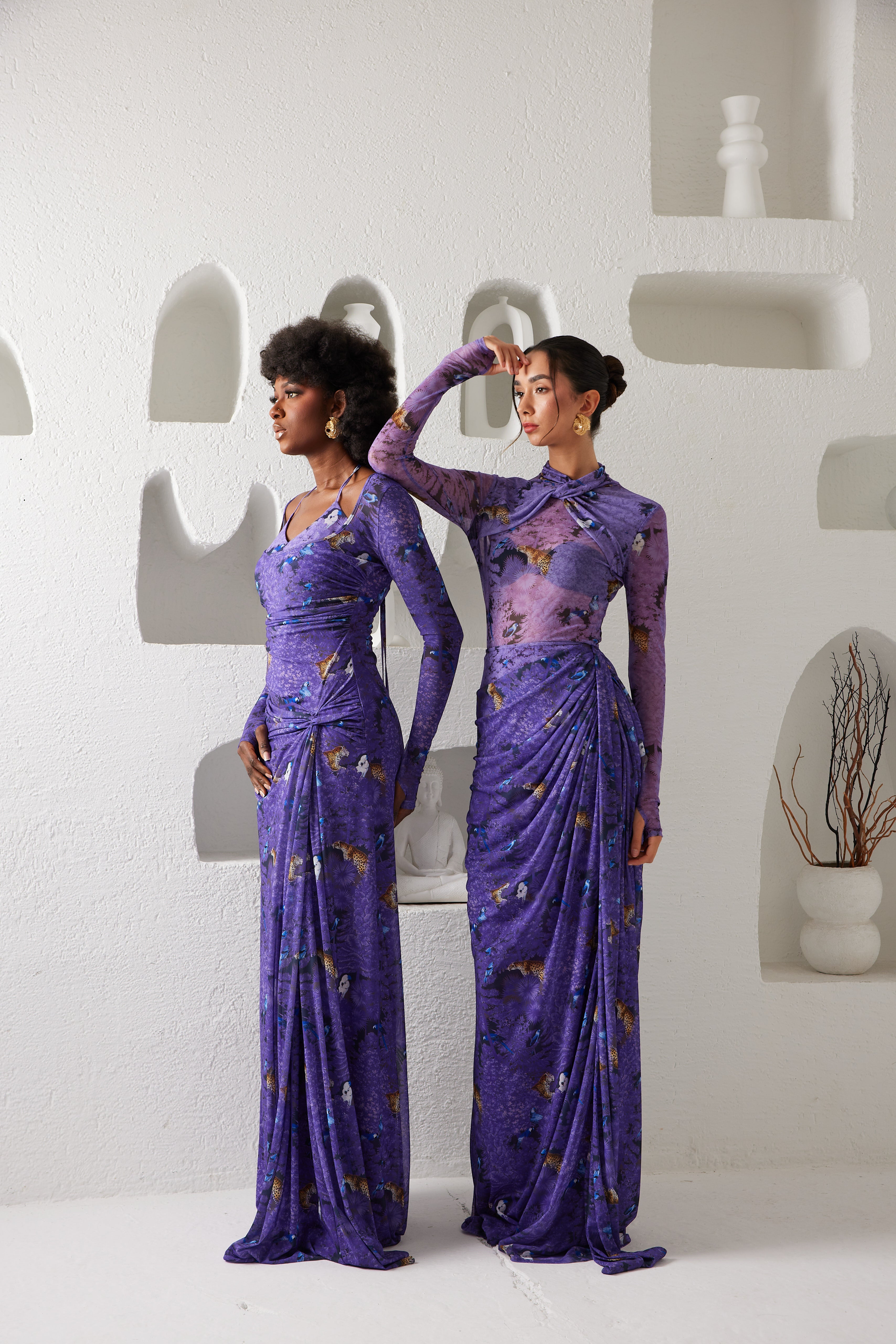 Maxi Dress – Dream Eden Mirage- Purple