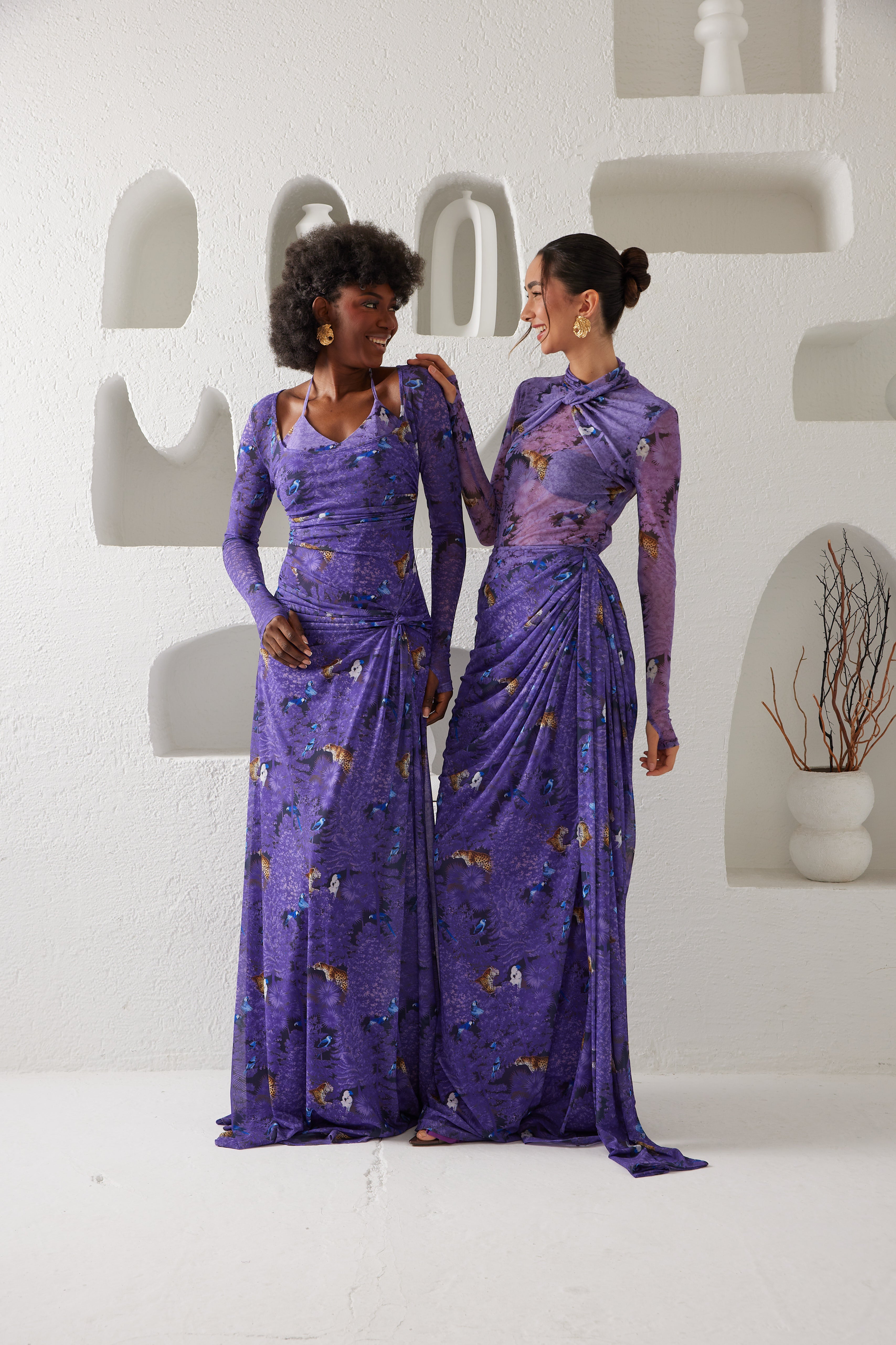 Maxi Dress – Dream Eden Mirage- Purple