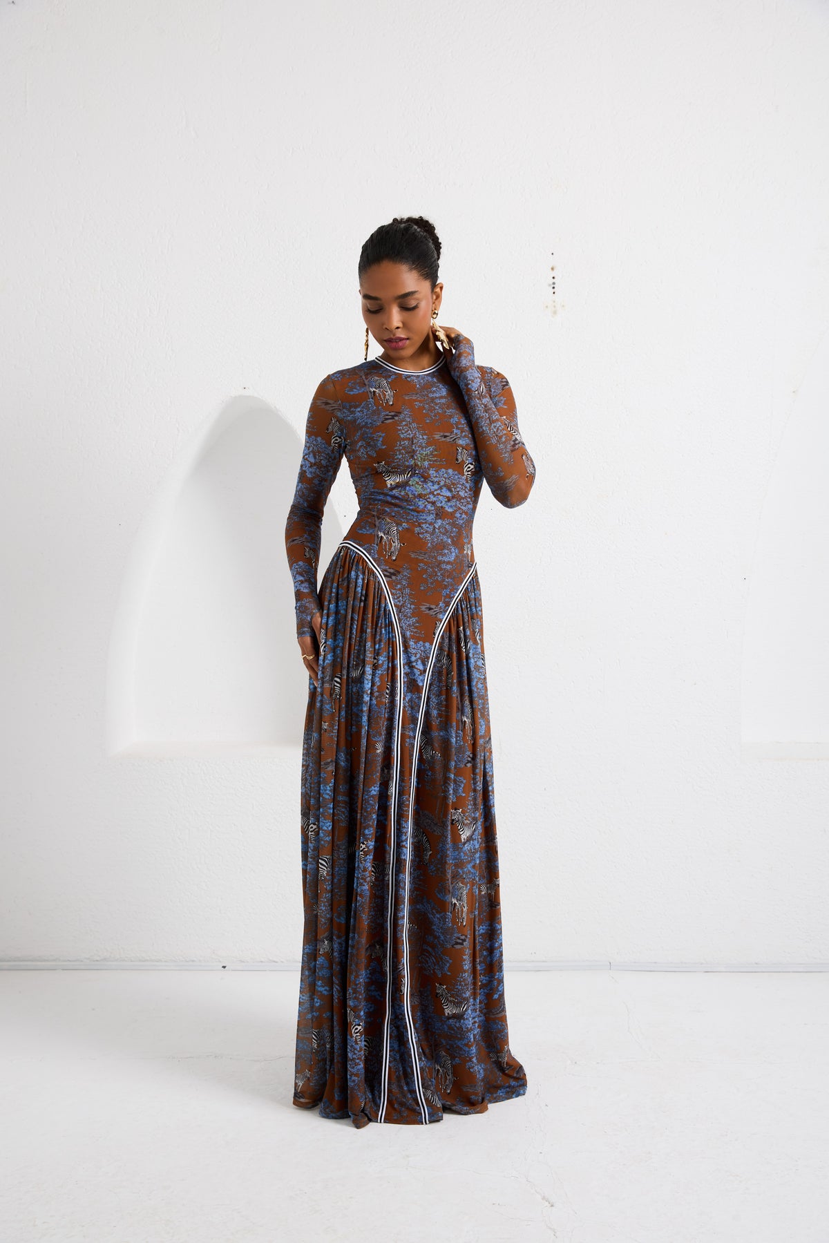 Maxi Dress - Dream Safari - Brown