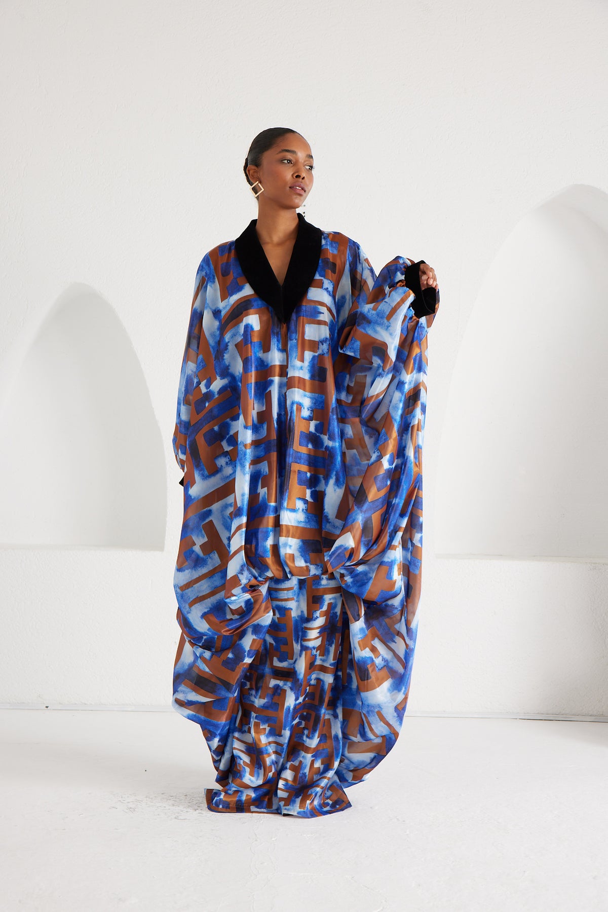 Maxi Kaftan - Reverie Escape - Brown