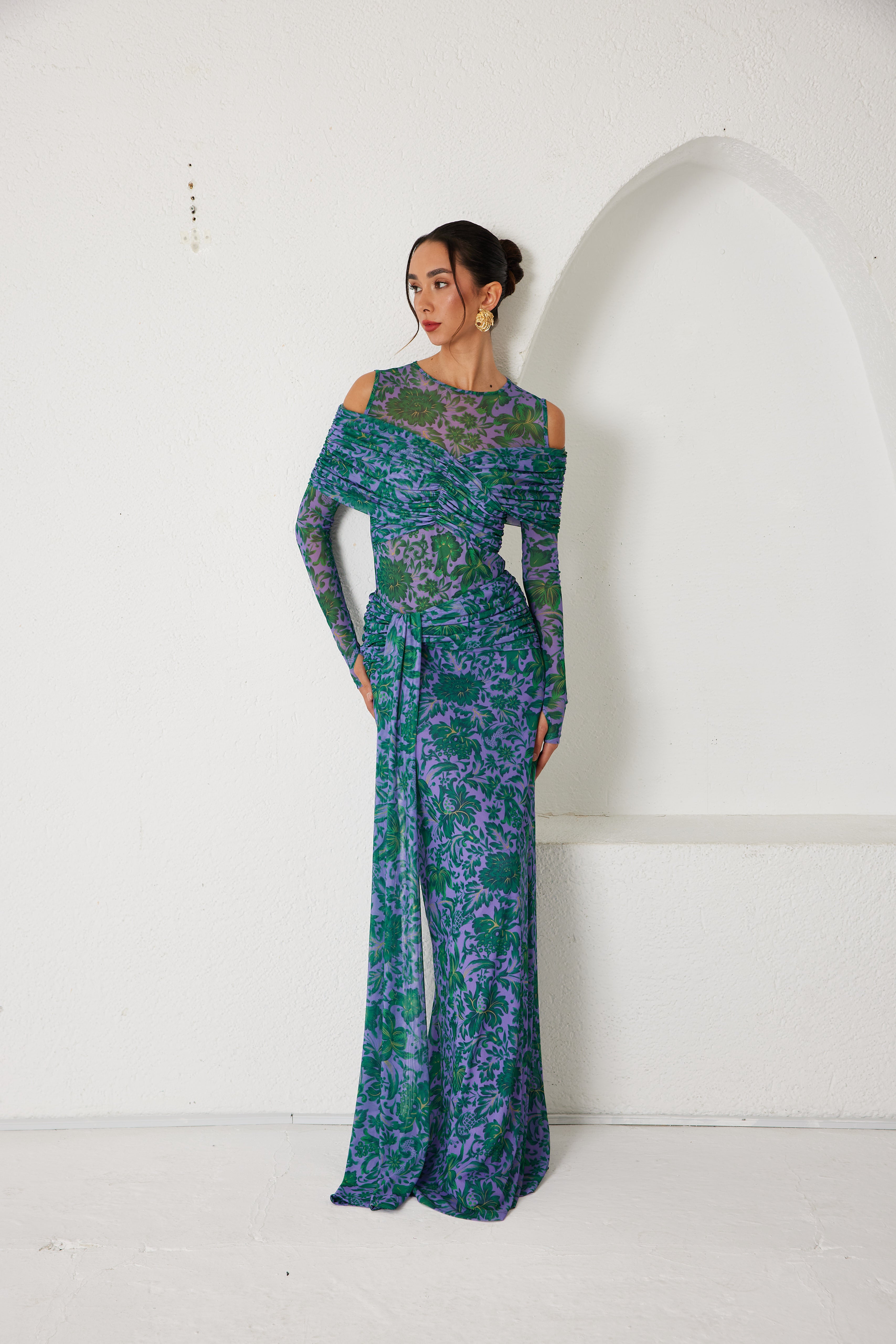Two-Piece Set- Bloom Noir