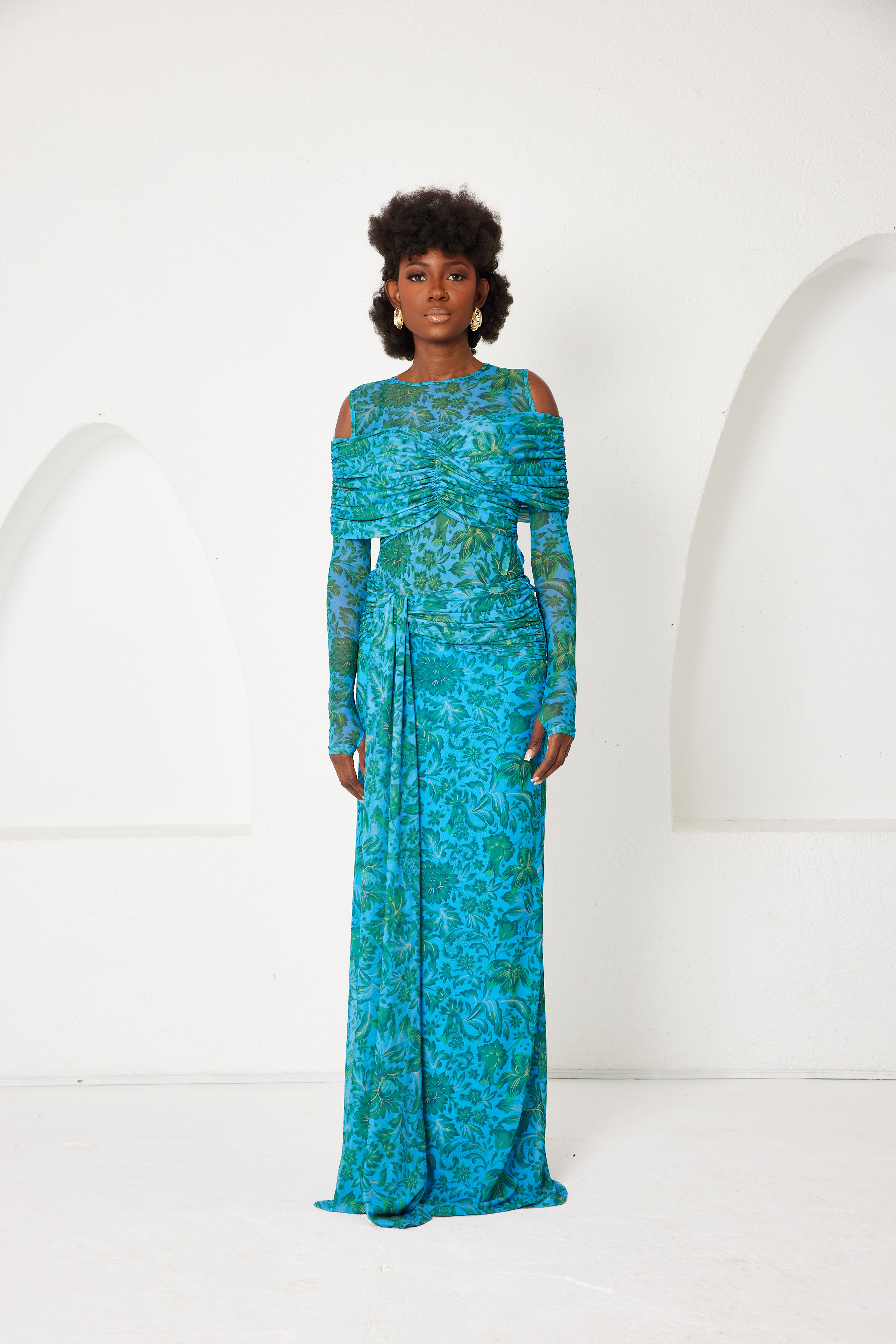 Two-Piece Set- Bloom Noir