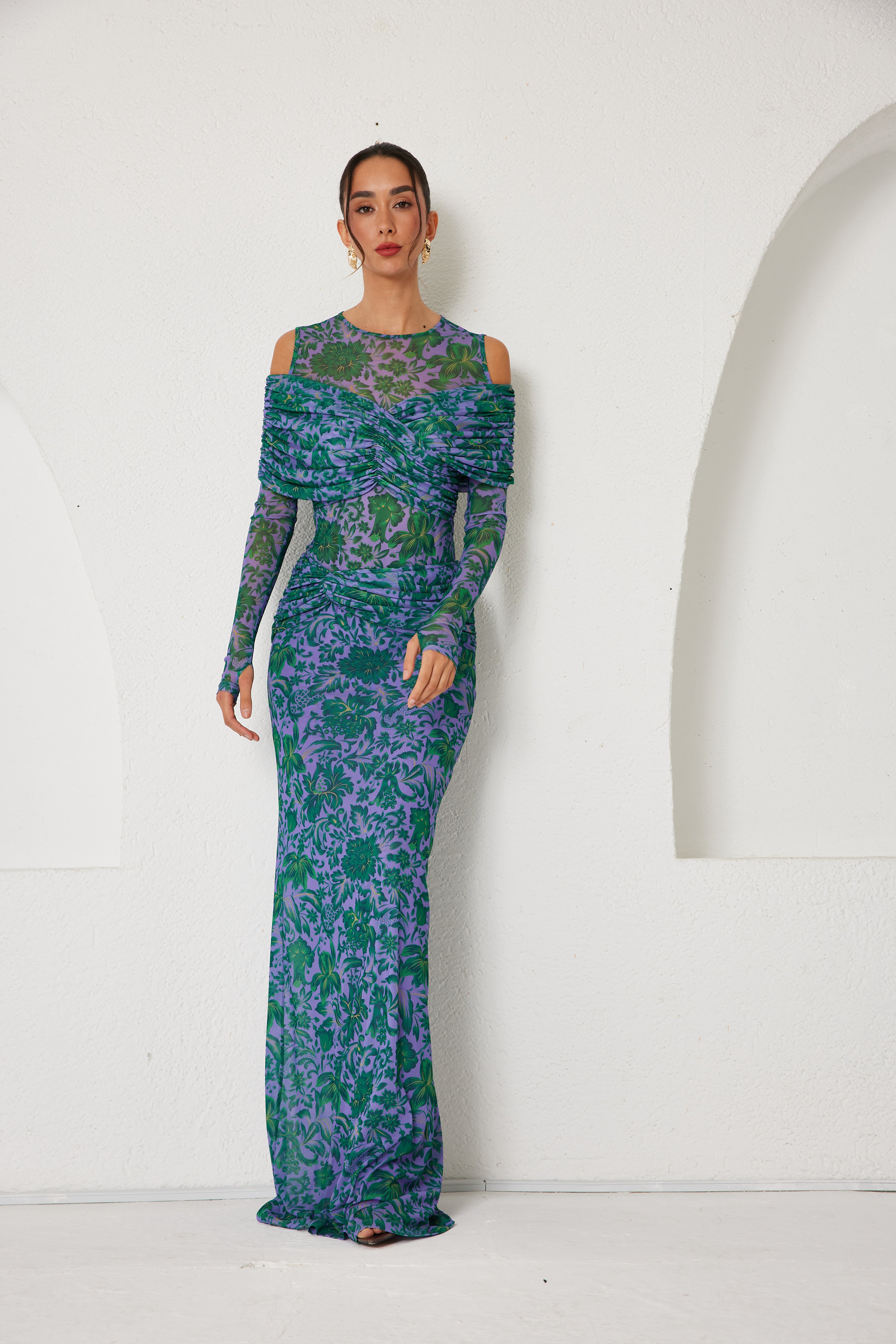 Two-Piece Set- Bloom Noir