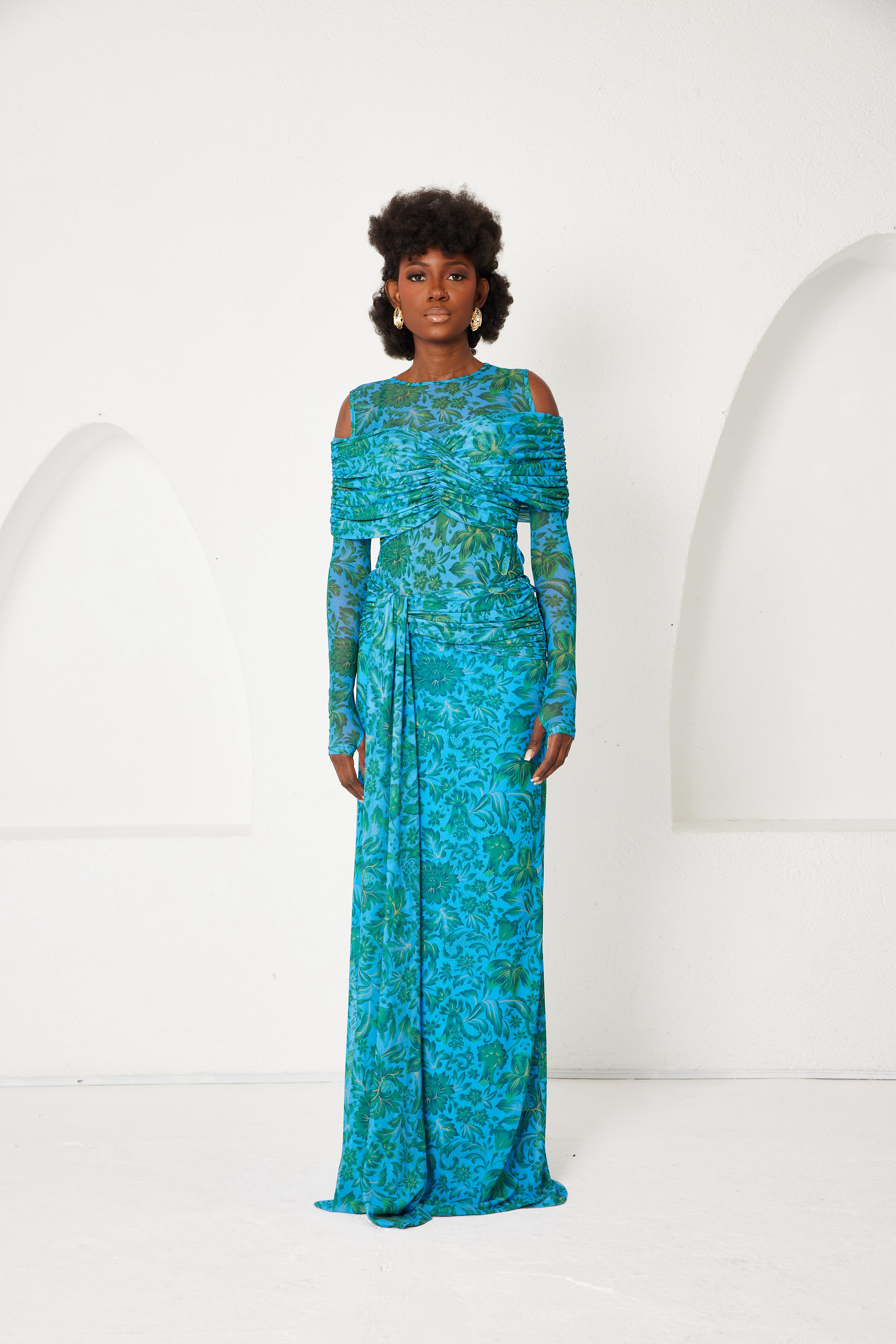 Two-Piece Set- Bloom Noir